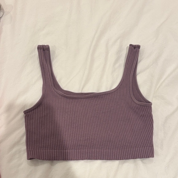 Target Lavender Ribbed Tank Top - Picture 2 of 2